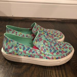 Girls Crocs Multi Colored Water Shoes